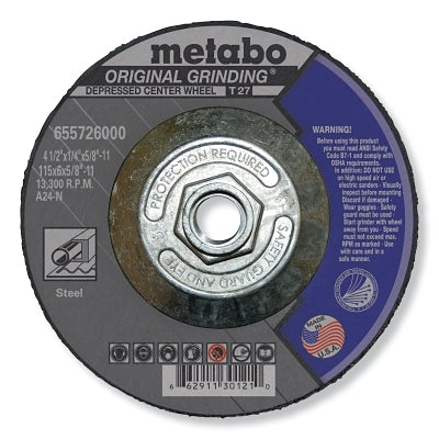 METABO 655726000 GRINDING & CUT OFF WHEELS