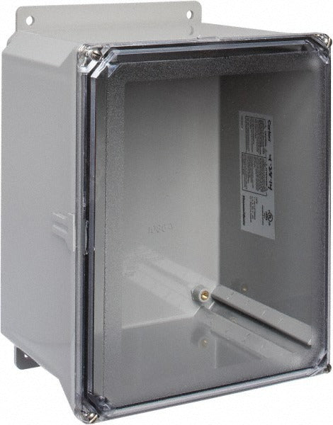 THOMAS & BETTS Thomas Betts NV1086 Polycarbonate Enclosure 8x10x6 Nema 4X
