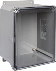 THOMAS & BETTS Thomas Betts NV1086 Polycarbonate Enclosure 8x10x6 Nema 4X