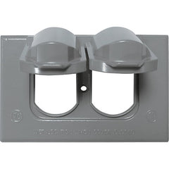 SOUTHWIRE Southwire WCH1DUP-UPC Weatherproof Duplex Cover with Spring Loaded Lid (1-Gang Horizontal)