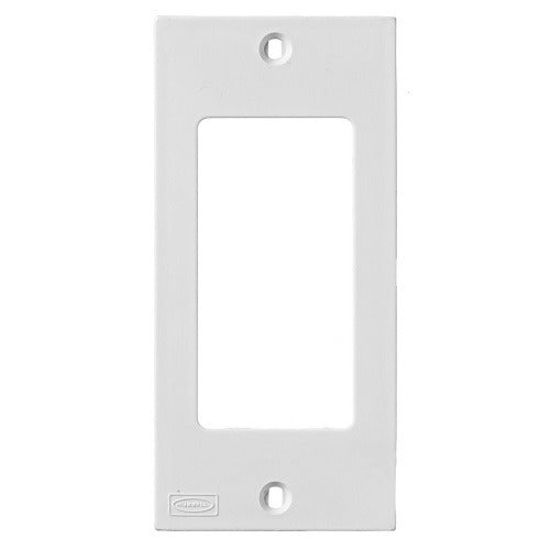 HUBBELL Hubbell Premise Wiring KP26W 1-gang Keystone Faceplate