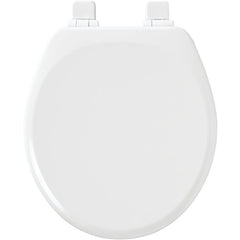 BEMIS Bemis 43SLOW 000 Lannon round enameled wood toilet seat (closed front)