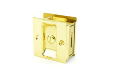 TRIMCO Trimco 1065605 Privacy Pocket Door Lock Bright Brass