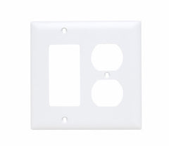 LEGRAND Legrand TP826-W TradeMaster Combination Wallplate 2-Gang 4.7 in