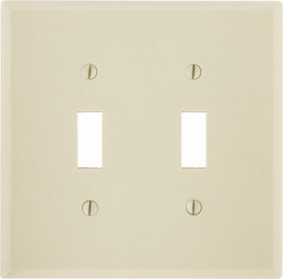 LEVITON Leviton Mfg Co 001-86109-000 Oversized 2-gang Toggle Wall Plate