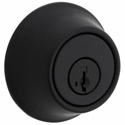 KWIKSET Kwikset 660 514 Smt Cp K6 Single Cylinder Deadbolt Matte Black