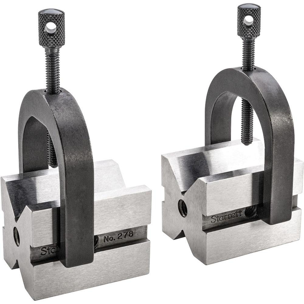 STARRETT Starrett 51312 V-block Set 1 in 90 Degree Hardened Steel