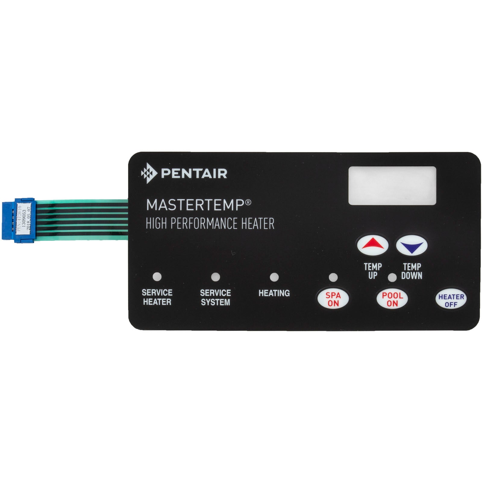 PENTAIR Pentair 472610Z Switch Membrane Pad Replacement MasterTemp Pool and Spa Heater Electrical System
