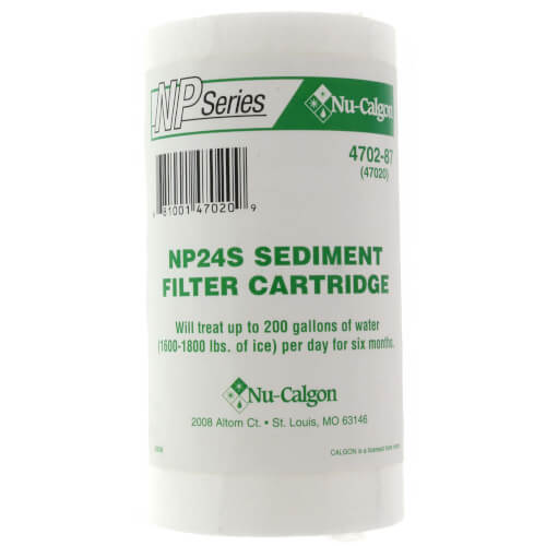 NU-CALGON Nu-Calgon 4702-87 Filter Cartridge, 5 Sediment NP24S Replacement MPN
