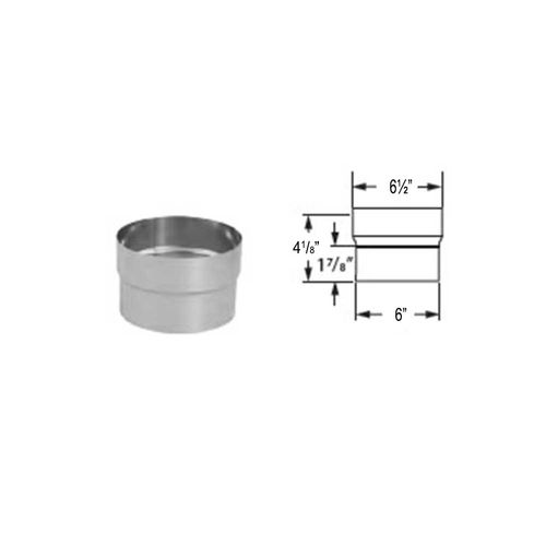 DURAVENT Duravent 6DFS-FC DuraFlex SS Connector (6 in)