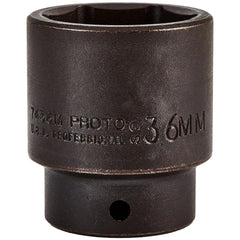 PROTO Proto J7436M Impact Socket 1/2 in Drive 36mm 6-pt