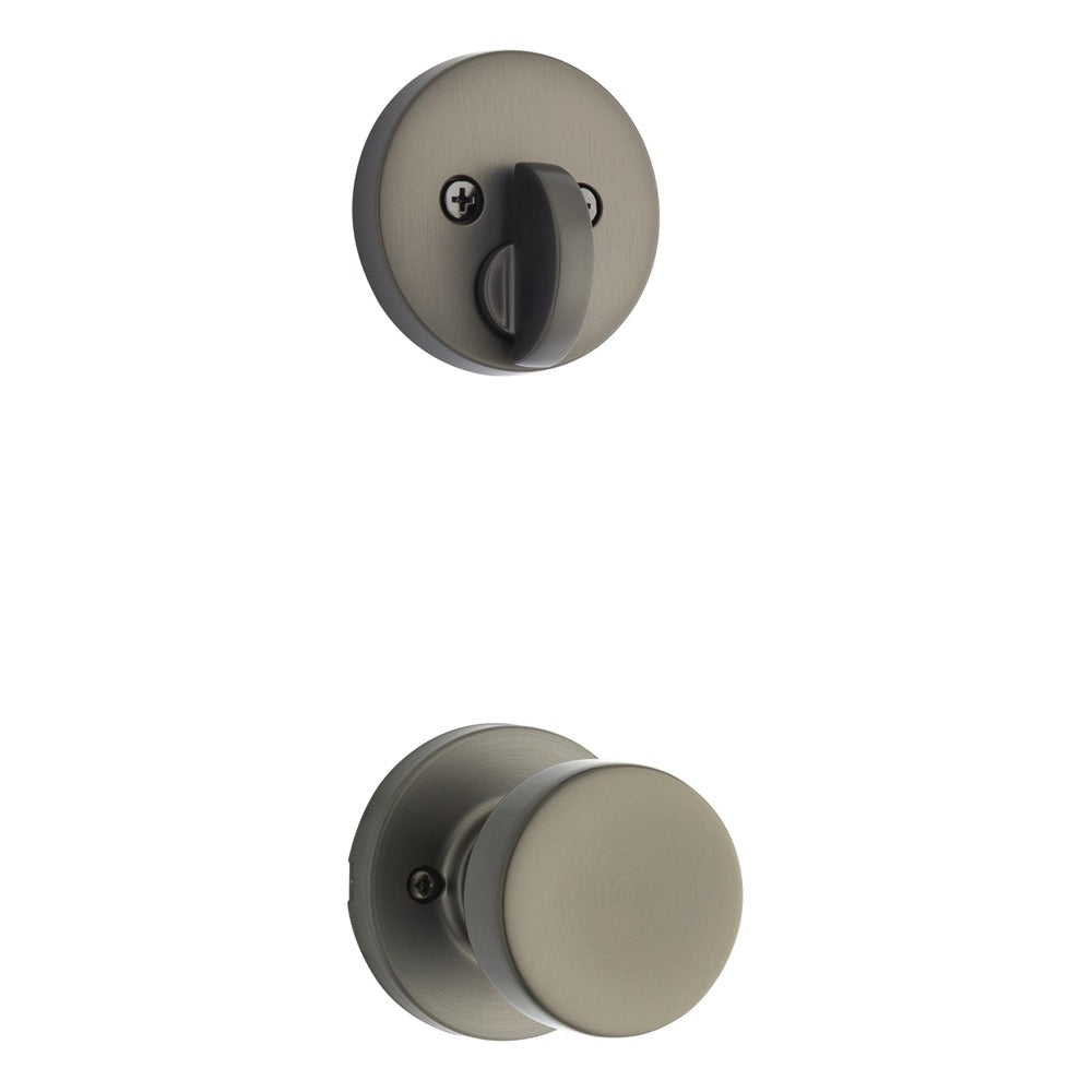 KWIKSET Kwikset 971PSKRDT-18G Pismo Knob Trim Gunmetal