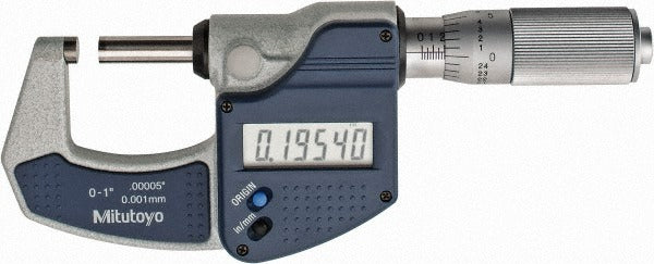 MITUTOYO Mitutoyo 293-832-30 Electronic Outside Micrometer 1 in