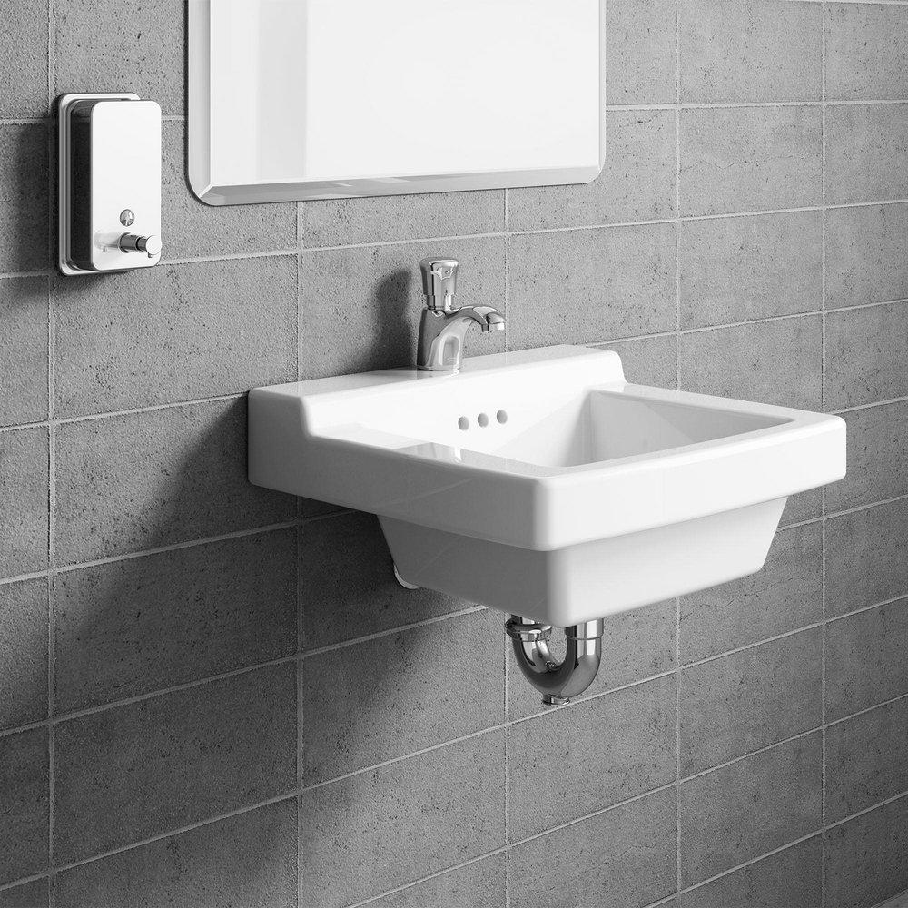 AMERICAN STANDARD American Standard 1340109.002 Metering Pillar Tap Faucet Polished Chrome