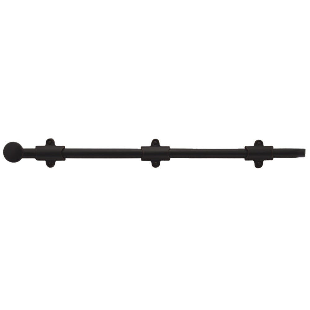 EMTEK Emtek 8513US19 Surface Bolt 18 Inches Flat Black