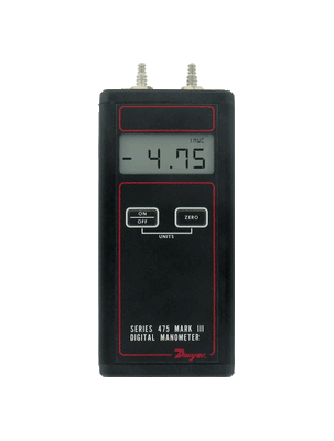 DWYER Dwyer 475-1-FM Differential Pressure Digital Manometer Handheld FM Approved 0-20 inches w.c.