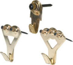 HILLMAN Hillman Fasteners 42086 Brass Picture Hanger 32 Pack