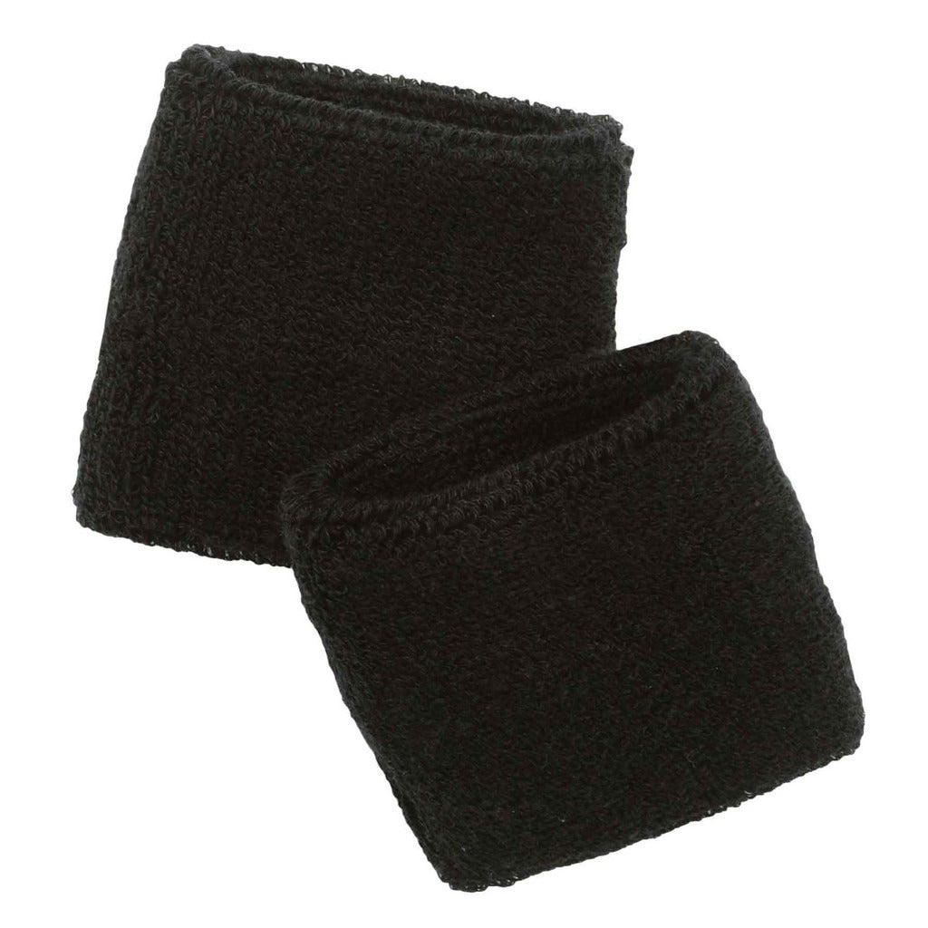 ERGODYNE Ergodyne 12402 Wrist Sweat Band Black Cotton Elastic
