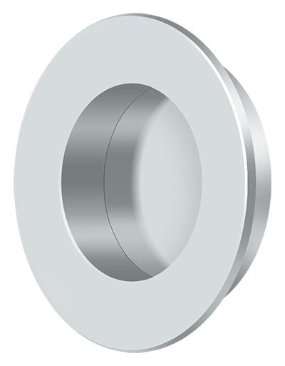 DELTANA Deltana FP178U26 Round Flush Pull Bright Chrome