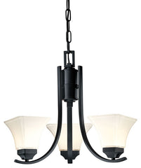 MINKA LAVERY Minka Lavery 1813-66 3-light Mini Chandelier Coal Finish