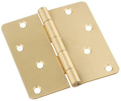 NATIONAL HARDWARE National Mfg N830-228 Satin Brass Door Hinge 4 Inches