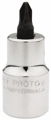 PROTO Proto J5402 Phillips Screwdriver Socket 1/2 in Drive