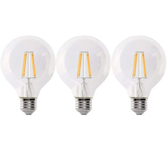 FEIT ELECTRIC Feit Electric G2560W927CA/FIL/3/RP G25 Filament LED Bulb 5.5W (3-Pack) 60W Replacement