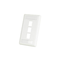 ORTRONICS Ortronics 403HDJ13-88 Faceplate 3 Hole Single Gang