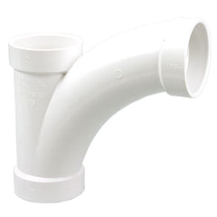 LESSO Lesso LP502-422 PVC DWV Combination Wye and Reducing Elbow 45 degree 4 in x 4 in x 3 in