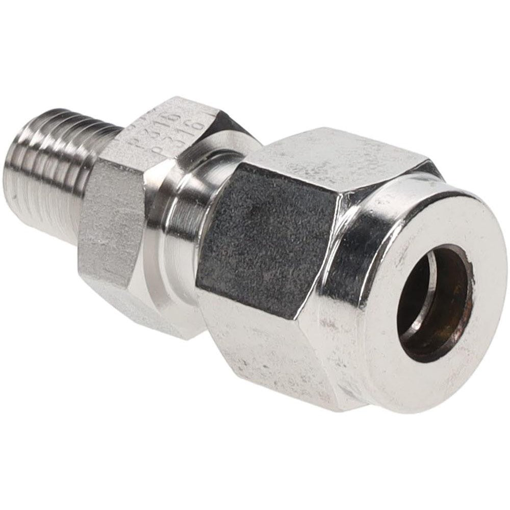 PARKER Parker 4MSC1N-316 Compression Tube Connector 1/4 Od Npt Ss