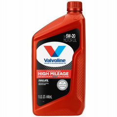 VALVOLINE Valvoline 609506 Sae 5W20 High Mileage Motor Oil 1 Qt 6 Pack