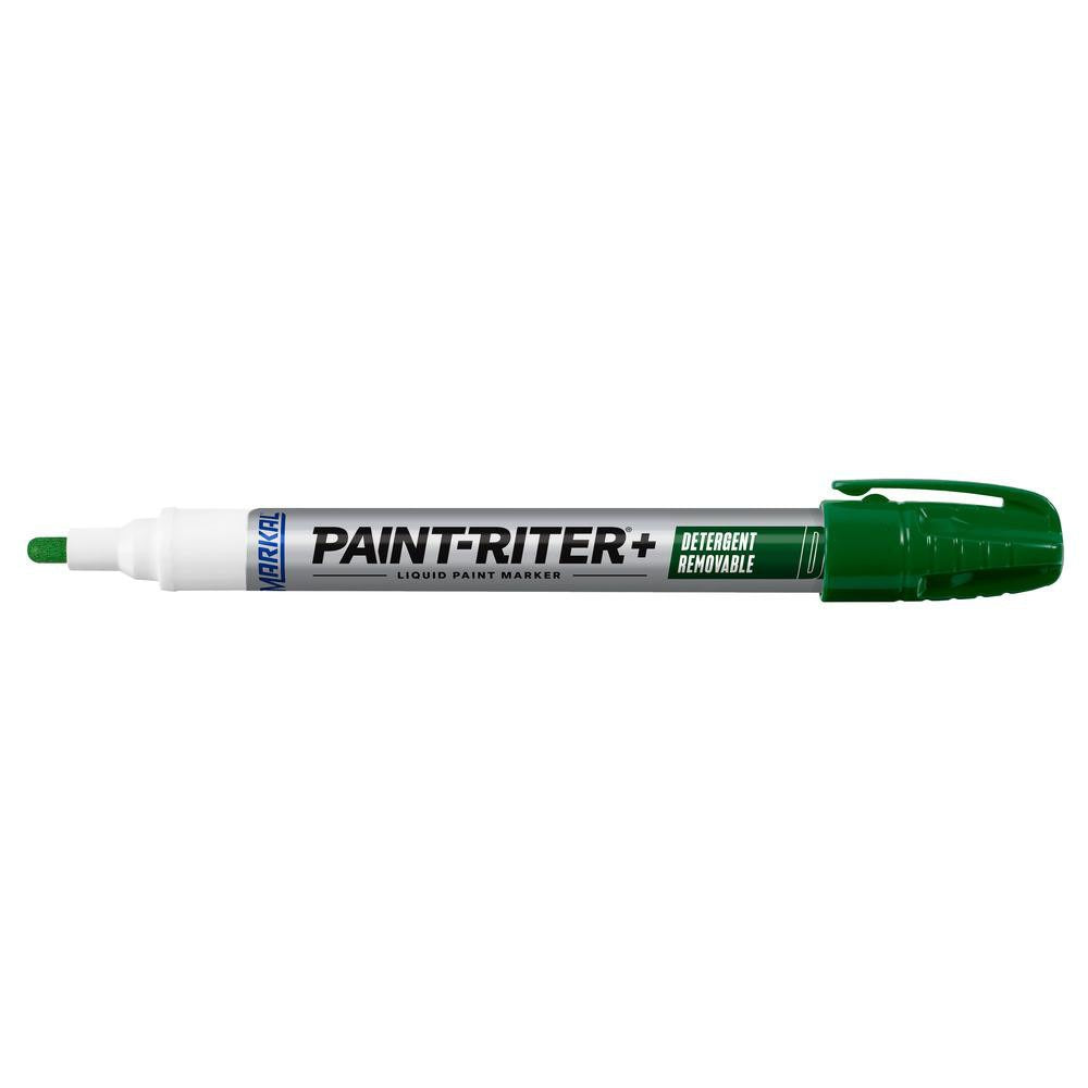 MILWAUKEE Markal 97016 Removable Liquid Paint Marker Green