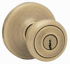 KWIKSET Kwikset 94002-827 Tylo Entry Lockset Antique Brass 6-pack
