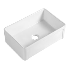 DAKOTA Dakota Plumbing DSE-FCA3020MBK Fireclay Farmhouse Sink