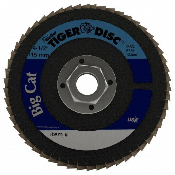 WEILER Weiler 96245 Flap Disc 40 Grit 4.5 Inches Type 27