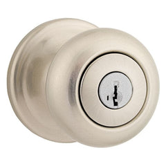 KWIKSET Kwikset CP740J-15S Juno Entry Knob Lock Satin Nickel
