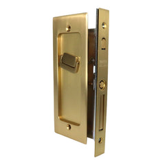 EMTEK Emtek 2115US4138 Privacy Pocket Door Mortise Lock Satin Brass