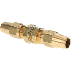 PARKER Parker 62ABH-6 Brass Compression Bulkhead Union 3/8 in