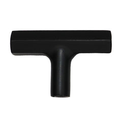 EMTEK Emtek 86728US19 Mod Hex T Cabinet Knob Flat Black