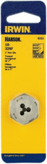 IRWIN Irwin 9331ZR Hex Rethreading Die 10-32 Unf Right Hand