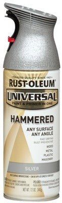 RUST-OLEUM Rust-oleum 245219 Universal Hammered Spray Paint Silver