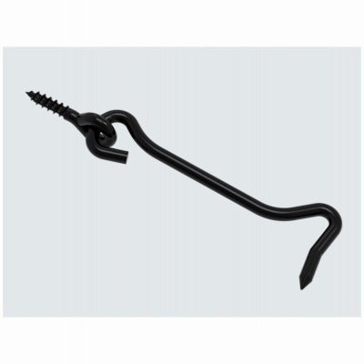 NATIONAL HARDWARE National Mfg N166-005 4 Inch Black Hook and Eye Latch