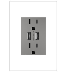 Legrand ARTRUSB153M4WP ADO ARTRUSB153M4WP 15A Duplex Outlet