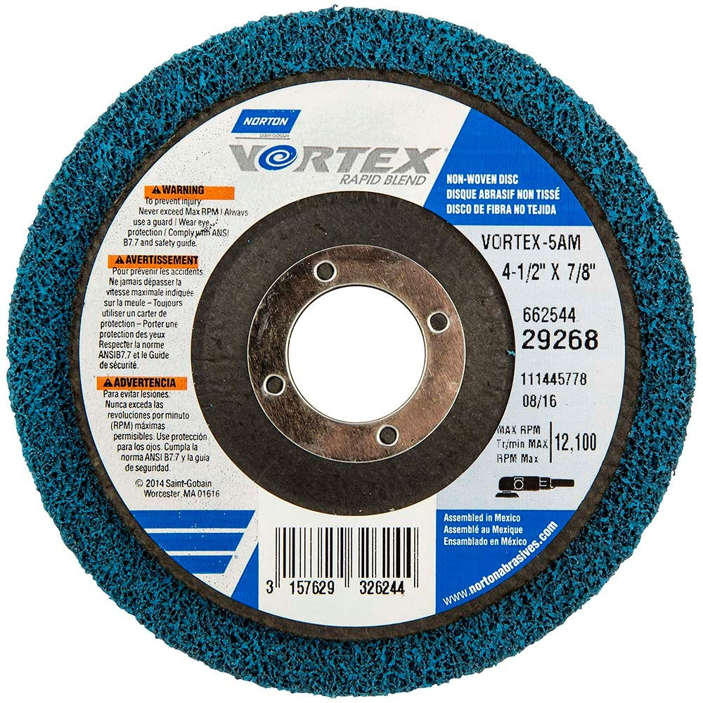 NORTON Norton 66254429268 Deburring Disc 4-1/2 in Medium Aluminum Oxide