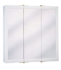 ZENITH Zenith Home Corp W24 Triview Medicine Cabinet White