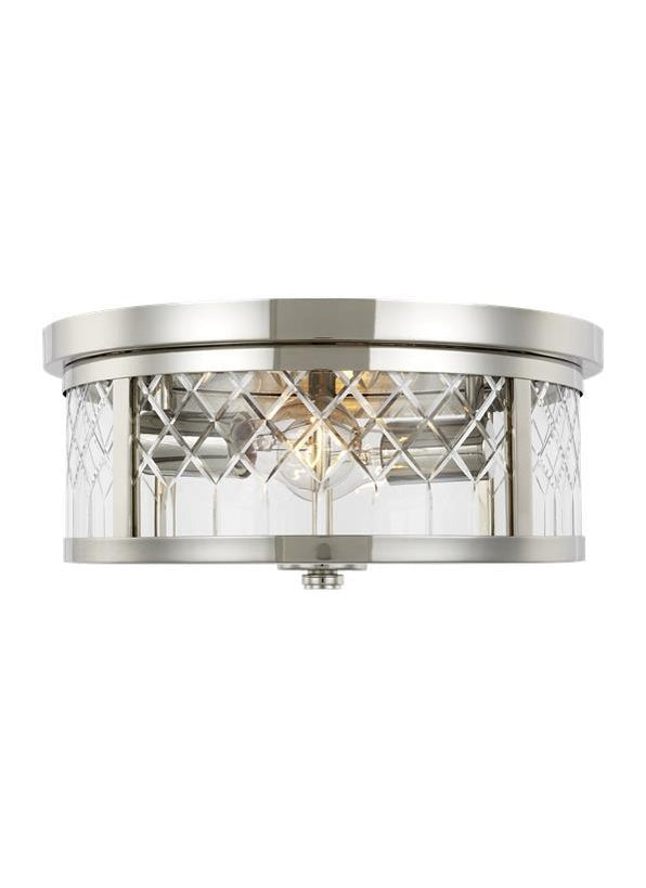 GENERATION BRANDS Generation Brands af1072pn Flush Mount Light Polished Nickel