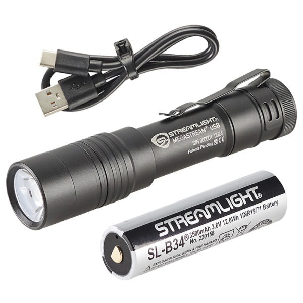 STREAMLIGHT Streamlight 66210 MegaStream USB Flashlight 1800 Lumens (5.3 in)