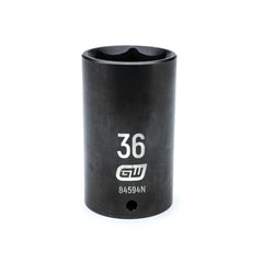 GEARWRENCH Gearwrench 84594N Impact Socket 1/2 in Drive 36mm 6-pt