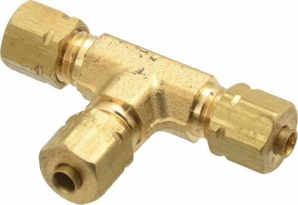 PARKER Parker 164CA-2 Brass Compression Tee Union 5/16-24