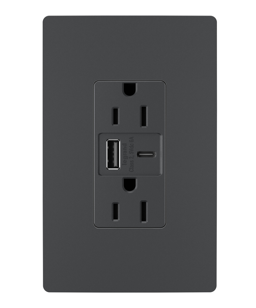 LEGRAND R26USBAC6G POWER & EXTENSION CORDS